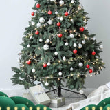 Roowest Christmas Tree Stand Replacement Artificial Xmas Tree Base Folding Rotating Metal Tree Stand Holder for Christmas Tree(32 Inch,Green) Roowest