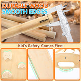 Vinworlf 8 in 1 Pikler Triangle Set, Foldable Baby Climbing Toys, Montessori Climbing Set with Arch&Ramp&Ladder&Whiteboard, Toddler Climbing Toys, Indoor Playground Climbing Toys for Toddlers 1-3 Vinworlf