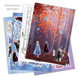 Disney Frozen 2 Create-a-Scene Sticker Pad and Sticker Scenes 46033, Multicolor Disney