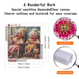 GUMITOON Diamond Art Kits for Adults-Full Drill Diamond Dots Paintings for Beginners, Round 5D Paint with Diamonds Pictures Gem Art Painting Kits DIY Crafts Kits 14"x14" QCY-059 GUMITOON