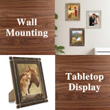Hiwhy Rustic Picture Frames White 5x7 Photo Frame Wood Picture Frame for Wall Mount and Tabletop Display Farmhouse Decor Hiwhy
