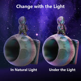 ERYONE Burnt Titanium Rainbow PLA Filament 3D Printer 1.75mm +/-0.03mm, 1kg(2.2LBS)/Spool, Galactic (Green & Blue & Rose Red) ERYONE