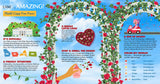 Madd Capp: I Am Rose - 350 Piece Jigsaw Puzzle- 8003 – Ages 10+, Unique Floral-Shaped Border, Challenging Random Cut, Includes Educational Madd Capp Fun Facts Madd Capp