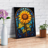 OFRKE Diamond Painting Kits for Adults Beginners 5D Diamond Art Kits with Round Diamonds Gem Art Full Drill Sunflower Painting for Home Wall Decor Gifts 12x16inch OFRKE