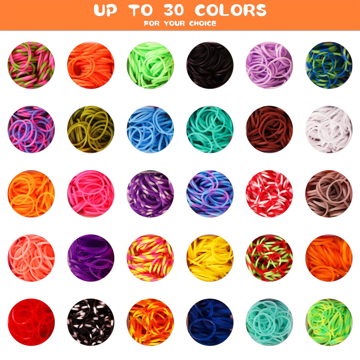UUEMB 3000+ Rubber Band Bracelet Kit, Colorful Loom Bracelet Making Kit with Storage Box, DIY Art Craft Set with Charms Beads for Beginners Birthday Christmas Parties Gift UUEMB