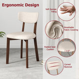 Tangkula Dining Table Set for 4, Dinette Set with Table and 4 Padded Seat, Rubber Wood Legs, Curved Backrest, Mid-Century Modern Kitchen Table Chairs Set of 4 for Living Room, Dining Room Tangkula