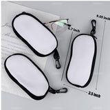 AUEAR, 4 Pack Sublimation Blanks Glasses Case Double Sided Neoprene Eye Glasses Bag for Travel AUEAR