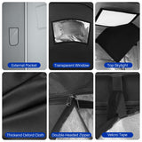 TOREAD 2-Person Full Body Portable Steam for Home, 1 or 2 Person Foldable Sauna, 600D Canvas, Indoor Sauna Tent for Relaxation with 4.1L 1000W Steam Generator（70.9" x47.2 x31.5 ） TOREAD