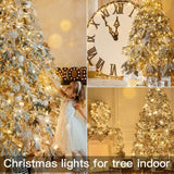 suddus Christmas Lights Outdoor, 66 ft 200 LED Plug in Warm White Fairy String Lights with Remote, Twinkle Lights for Bedroom, Indoor, Tree, Dorm, Wedding, Outside, Backyard Decorations suddus