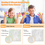 4 Pack Paint by Numbers Kits for Kids with Wooden Frame-Cartoon Animal Painting by Numbers for Kids Adults Beginners, Easy Paint by Numbers Kit Crafts for Kid Paint by Number for Wall Decor(8X8inch) Genius maker