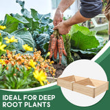 SPECRAFT 15 Inch Depth 8x4 FT Deep Wooden Raised Garden with Open Base, Extra Large Planter Box for Deep-Rooted Plants, Ideal for Outdoors, Patio, Backyard SPECRAFT