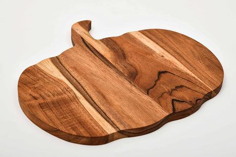 Halloween Pumpkin Shaped Wood Cutting Board for kitchen Decoration, Gothic Cutting Boards with Handle, Charcuterie Wooden Boards, Serving Platter (Pumpkin Board 12"L x 13"W) Affinity Decor