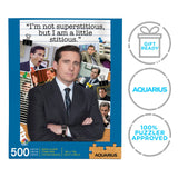 AQUARIUS The Office Michael Scott Puzzle (500 Piece Jigsaw Puzzle) - Officially Licensed The Office Merchandise & Collectibles - Glare Free - Precision Fit - 14 x 19 Inches AQUARIUS