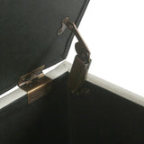 HomePop Large Storage Bench with Nailhead Trim - Cream HomePop