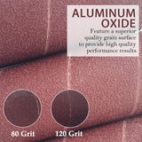 Socpuro 20 Piece Drill Press Sanding Drum Kit, 80/120 Grit Sanding Band Sleeves Rubber Sanding Drum for Woodworking Socpuro