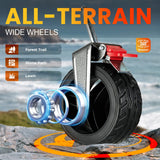 Overmont 200L Foldable Wagon Cart - 49.2" Extended Heavy Duty Collapsible Folding Utility Wagon with All-Terrain Big Wheels for Outdoor Camping Sports Garden Beach Grocery - 300lbs Support Overmont