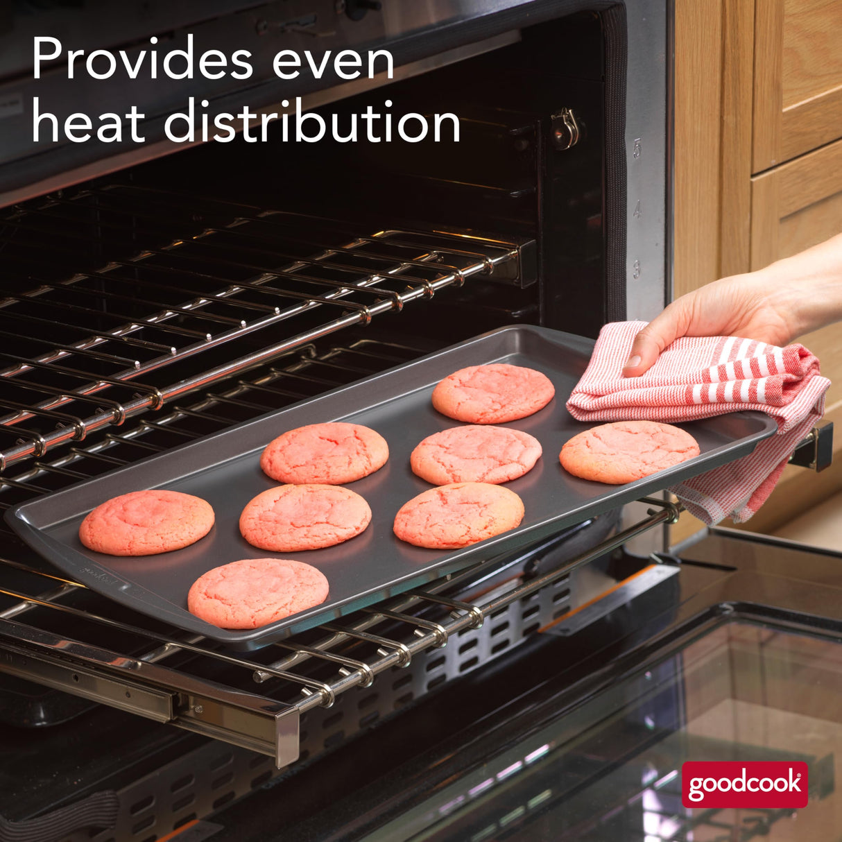 GoodCook Nonstick Steel Baking Sheet, 11" x 17", Gray GoodCook