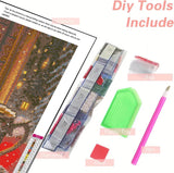 Christmas Coffee 5D Diamond Painting Kits for Adults,Mug Diamond Art Kits for Adults Beginner,DIY Full Round Drill Diamonds Dots Gem Art Kit for Adult,Home Wall Decor 12 x 16Inch Clendo