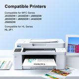 LC406 Ink Cartridges for Brother Printer for Brother LC406 Ink Cartridges LC406XL LC406 LC 406 Compatible with Brother MFC-J4535DW, MFC-J5855DW,MFC-J4335DW,MFC-J6555DW Printer (4 Pack) Caclemo