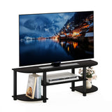 Furinno Turn-S-Tube Wide TV Entertainment Center, Espresso/Black Furinno