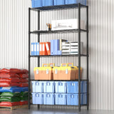 SINGAYE 5-Shelf Adjustable, Heavy Duty Storage Shelving Unit (350 lbs per Shelf), Steel Organizer Wire Rack Storage Shelf for Garage Office Pantry Ktichen, Black (36" W x 14" D x 72" H) SINGAYE