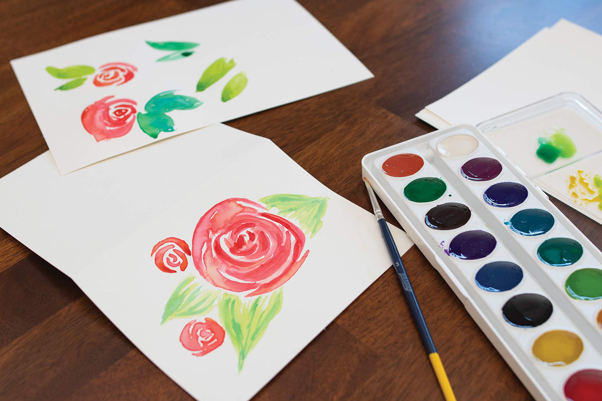 UCreate Watercolor Paper, White, 90 lb., 6" x 9", 200 Sheets UCREATE