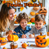 SFAIH Halloween Pumpkin Acrylic Paint Markers Pens - 60 Colors Pumpkin Markers for Rock Painting, Pumpkin Painting, Wood, Metal, Fabric, Plastic, Canvas, Glass, Ceramic, Diy Crafts, 3mm Medium Tip SFAIH