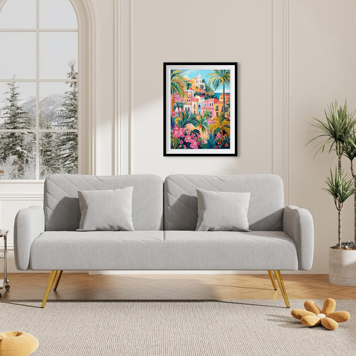 DOMROM City Diamond Painting Kits for Adults, Landscape Diamond Art Kits for Adults Beginner, DIY Diamond Dots Paint by Diamonds Art and Crafts for Hobbies, Gifts, Home Art Decor 12x16 inch DOMROM