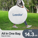 Leedor Screen House Tent for 4-8 Person, Instant Setup Mesh Net Outdoor Gazebo Sun Shade Dome Tent Pop Up Canopy with Carry Bag for Camping, Patio, Backyard, Lawn, Garden, Deck, 10 x 10 FT LEEDOR