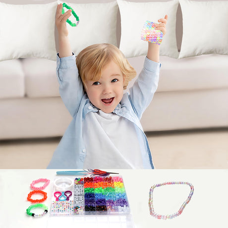 LIS HEGENSA Pony Beads Bulk,Kandi Beads for Necklace Jewelry Making Hair Braiding,Bracelets Making Kits,Hair Bead,Bracelet Beads,Plastic Beads for Crafts Braids Girls(24 Color,1000PCS) LIS HEGENSA