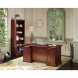 Timeless Arlington Tall 5 Shelf Bookcase in Harvest Cherry by Kathy Ireland Home Bush Business Furniture
