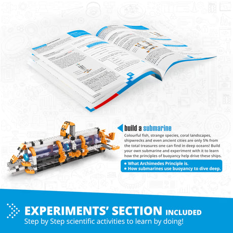 Engino STEM Toys, Fluid Dynamics, Building Toys for Kids 9+, Educational Kit, Gift for Boys & Girls, Fun STEM Projects, Engineering Kit (6 Model Options) Engino