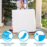 Lifetime Height Adjustable Folding Table, 4 Foot Lifetime