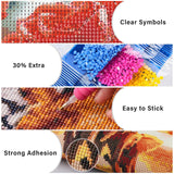 Lxmsja Red Rose Diamond Art Kits for Adults, Butterfly DIY Full Drill Diamond Painting Kits for Beginners, 5D Gem Art Crafts for Adults, Home Wall Decor 12x16 inch Lxmsja