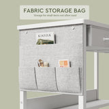 Maihail Small Vanity Desk no Mirror, Small Makeup Vanity, Compact Vanity with Storage, Vanity Desk with Drawers, Mini Vanity with Shelves, White Maihail