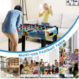 Goplus Foosball Table, 2-in-1 Tabletop & Freestanding Soccer Game Table with Detachable Leg, Ergonomic Handle, 2 Balls, Adults Youth Kids Foosball Games for Home, Office, Pub, Arcade Game Room Goplus