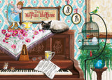 Wonder Forge Piano Cat 1000 Piece Jigsaw Puzzle for Adults | Unique, Perfectly-Fitting Pieces | Fun, Vibrant Imagery | Amazon Exclusive Wonder Forge