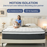 King Mattress, 14 Inch King Size Mattress in a Box, Hybrid Mattress for Pressure Relief, Pocket Springs Mattress, Firm Bednew