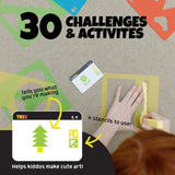 Chuckle & Roar - Sidewalk CHAWK! 40pc Activity Set - Outdoor Fun - Great on Any Hard Surface - Chawk and Stencils Included - Ages 4 and Up Chuckle & Roar