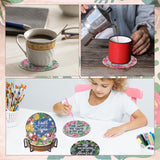 Sitsink Christian Diamond Painting Coasters - 8 Pcs Christian Bible Verse Diamond Art Coasters Kit, DIY Diamond Dot Coasters Kits for Adults, Bible Verse Diamond Painting Coasters Kits with Holders Sitsink