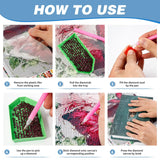 Binyuellr 6 Pack Diamond Art Kits for Adults,DIY 5D Full Drill Landscape Diamond Art Paintings, Diamond Painting Kit Gem Painting by Number Kits for Beginners, Home Wall Decor Gift 11.8×15.7inch Binyuellr