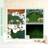 Decwin 12 Pieces 20” X 20” Artificial Hedge Boxwood Panels Boxwood Hedge Grass Wall Green Greenery Plant Mats UV Stable for Indoor Outdoor Decor Garden Fence Decwin