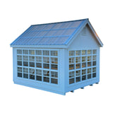 Little Cottage Co. 8x12 Colonial Gable Greenhouse with Floor - Wood DIY Kit for Garden, Backyard, Lawn Little Cottage Co.