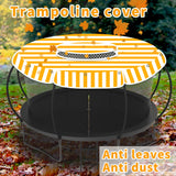 HMOCK Trampoline Shade Cover 16 Ft Round with Air Vent Anti-UV No Standing Water Suitable for 16Ft Round Trampoline Accessories 16ft Yellow HMOCK