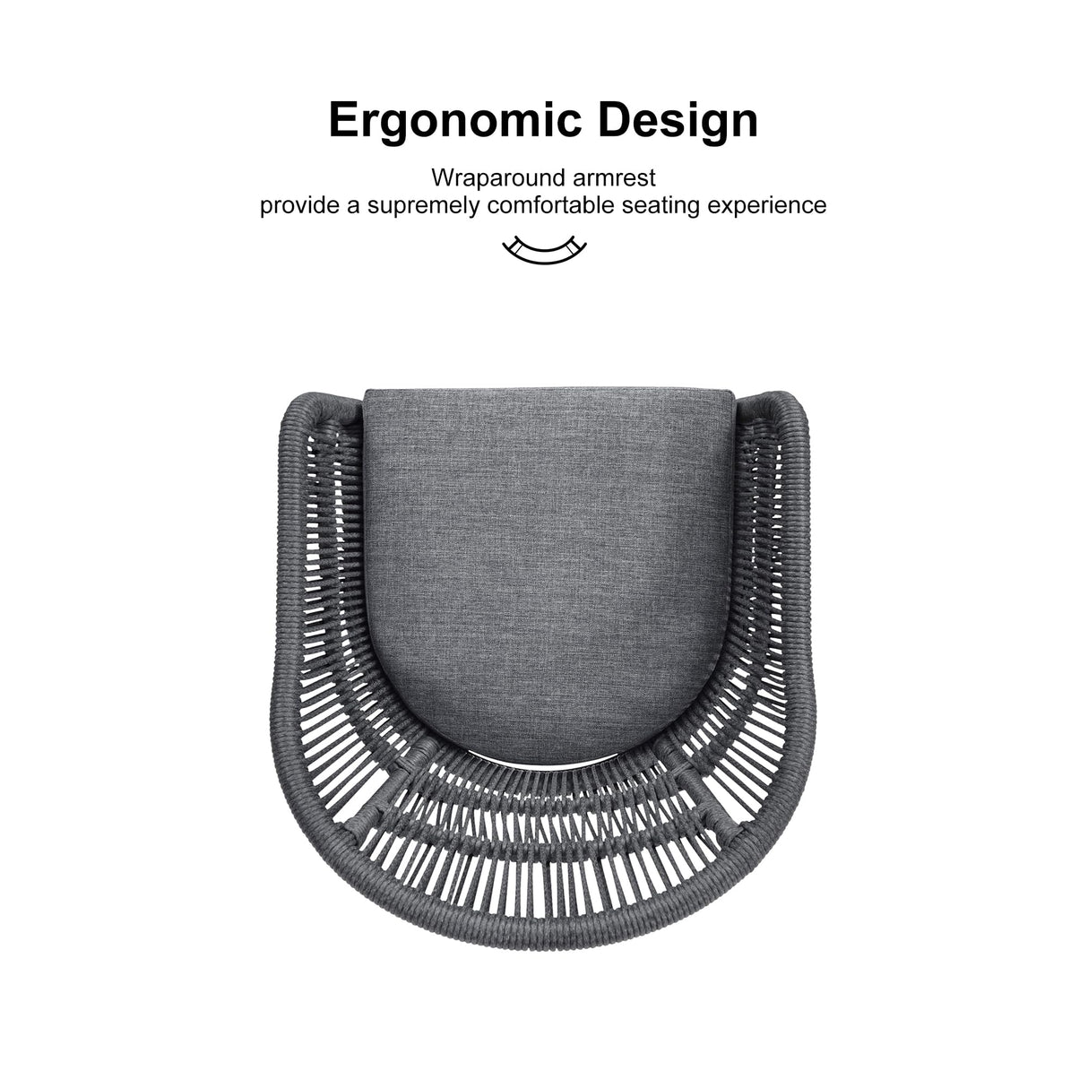 PURPLE LEAF 9 Pieces Patio Dining Set with Outdoor Aluminium Dining Table and Woven Rattan Chairs Modern Metal Furniture Cushions Sets for Garden Yard Indoor Decor Kitchen Gray PURPLE LEAF