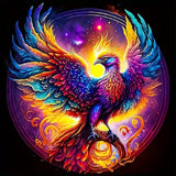 JFYHAB Phoenix Diamond Art Kits for Adults,DIY 5D Fire Phoenix Diamond Painting Kits for Beginners, Round Full Drill Diamond Dots Paintings,Diamonds Pictures Gem Art Crafts Home Decor 12x12 inch JFYHAB