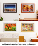 Pintoo Jigsaw Puzzle Frame Tailor-Made for Pintoo's 1200 Pieces Puzzle ONLY - Dark Brown - Effortless & Toolless Assembly NO Glue Required [W1063] Pintoo