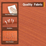 CAODOC 13 Pieces Outdoor Patio Furniture Set Wicker Sectional Sofa with Rocking Chair Tea Table Patio Rattan Conversation Set CAODOC