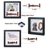 KCRasan Pet Picture Frame - Memorial Frame for Loss of Dog or Cat - Pet Collar Frame Remembrance Sympathy Keepsake KCRasan