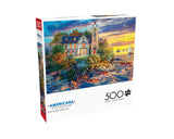 Buffalo Games - Dominic Davison - Rock Island Lighthouse - 500 Piece Jigsaw Puzzle for Adults -Challenging Puzzle Perfect for Game Nights - Finished Size is 21.25 x 15.00 Buffalo Games
